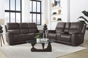 Parker Living Easton - Steamboat Brown Zero Gravity Power Reclining Sofa P3
