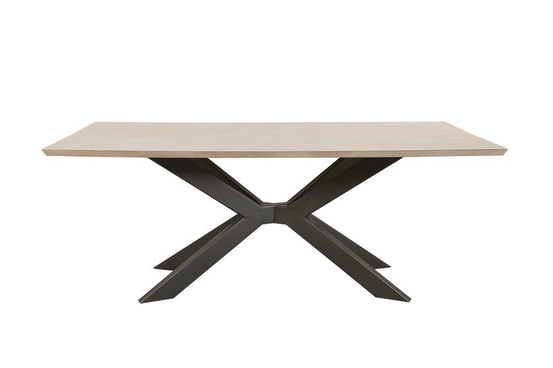Parker House Crossings - Monaco Dining 84 Inch Rectangular Dining Table with 4 Upholstered Chairs