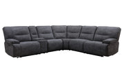 Parker Living Gladiator 6 Piece Modular Power Reclining Sectional with Power Adjustable Headrests