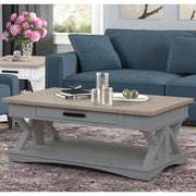 Parker House Americana Modern Cocktail Table with 2 Chairside Tables