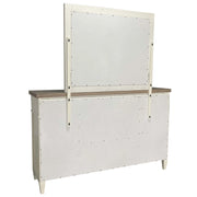 Parker House Americana Modern Bedroom King Platform Bed 2 Nightstands and Dresser with Mirror