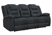 Parker Living Bolton - Misty Storm Manual Reclining Sofa and Loveseat