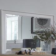 Parker House Americana Modern Bedroom King Shelter Bed with 2 Nightstands and Dresser with Mirror