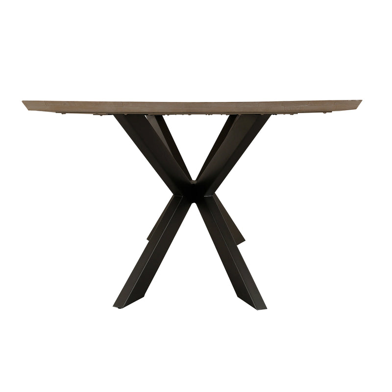 Parker House Crossings - Monaco Dining 84 Inch Rectangular Dining Table with 4 Upholstered Chairs