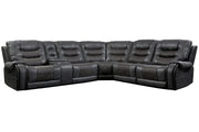 Parker Living Outlaw - Stallion 6 Piece Modular Power Reclining Sectional with Drop Down Table