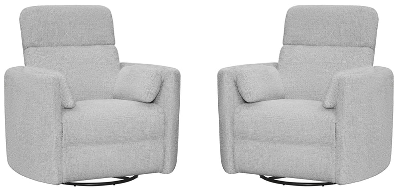 Parker Living Radius Manual Swivel Recliner Two Pack