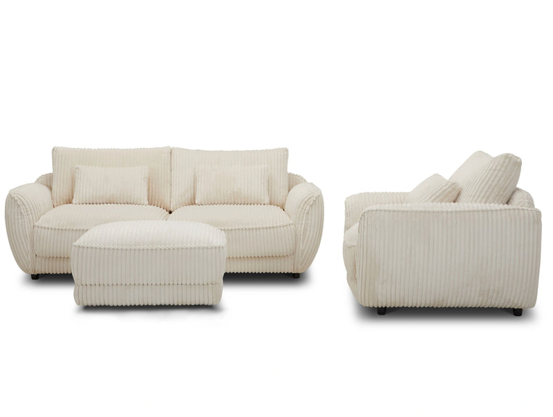 Parker Living Utopia - Mega Ivory Chair and A Half with Lumbar Pillow Two Pack