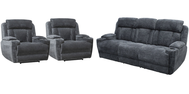 Parker Living Dalton Power Reclining Sofa and Two Recliners