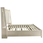 Parker House Americana Modern Bedroom Queen Shelter Bed 2 Nightstands Dresser with Mirror and Chest