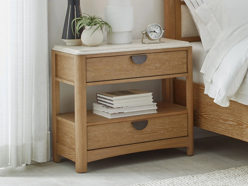Parker House Escape - Bedroom King Panel Bed 2 Nightstands and Dresser with Mirror