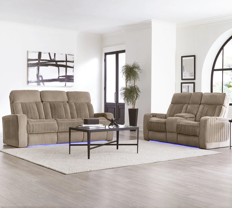Parker Living Equinox Power Reclining Sofa and Loveseat
