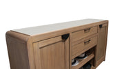 Parker House Escape - Dining 84 Inch Rectangular Extendable Table With 8 Chairs and Server