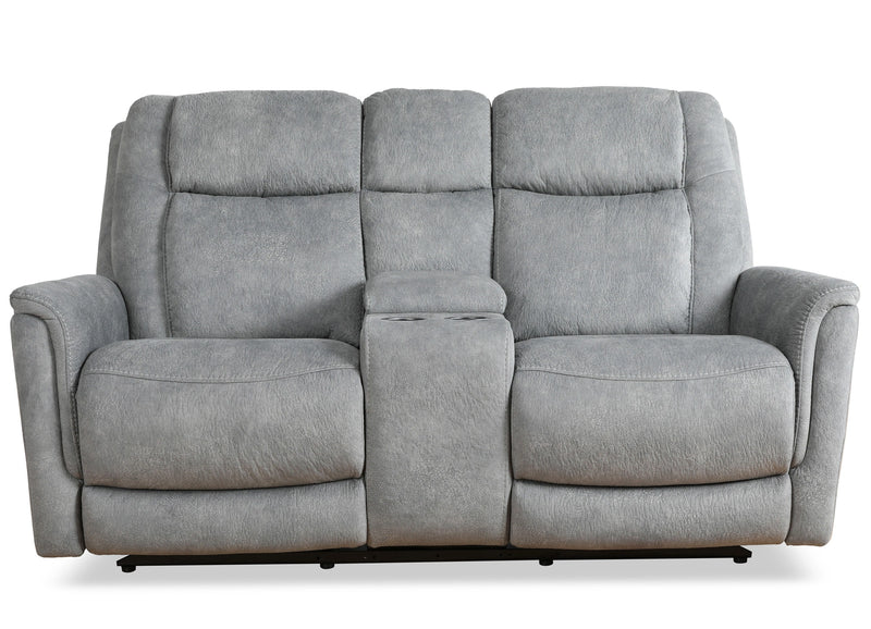 Parker Living Linus - Hudson Grey Power Reclining Sofa Loveseat and Recliner