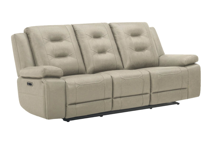 Parker Living Caldwell - Tahoe Fog Power Reclining Sofa and Loveseat