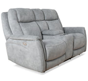 Parker Living Linus - Hudson Grey Power Reclining Sofa Loveseat and Recliner