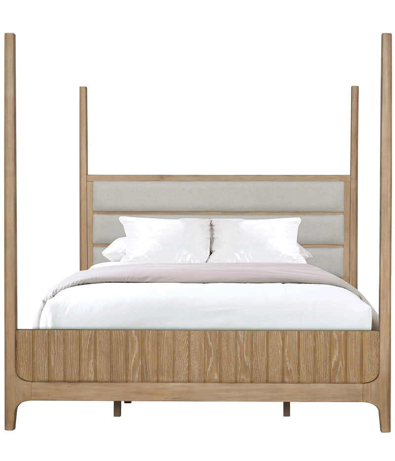 Parker House Escape - Bedroom King Poster Bed 2 Nightstands Dresser with Mirror and Chest