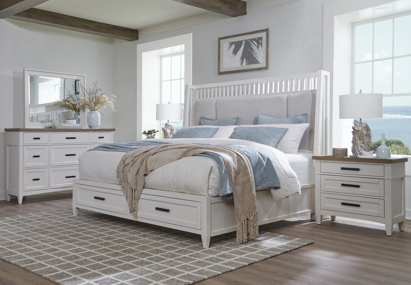 Parker House Americana Modern Bedroom 7 Drawer Door Chest with Workstation