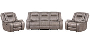 Parker Living Blake - Desert Taupe Manual Glider Reclining Sofa and Two Recliners