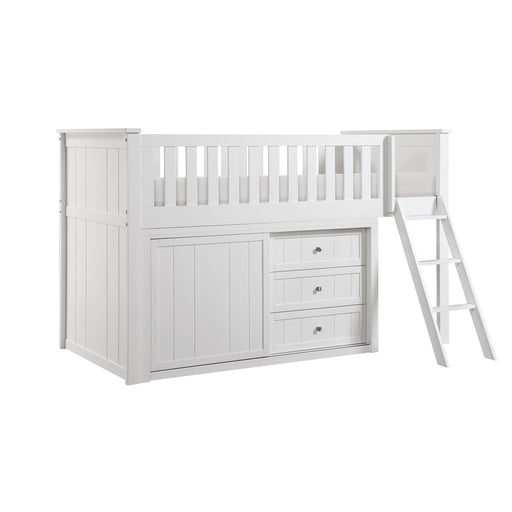 Galen-(4) Low Loft Bunk with Dresser image
