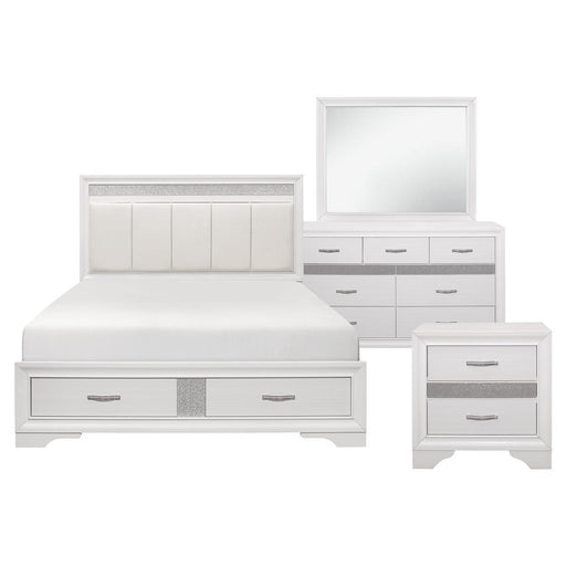 Luster 4 & 5 Piece Queen Bed Set image