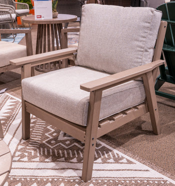 Grover Beach Outdoor Lounge Chair with Cushion (Set of 2)