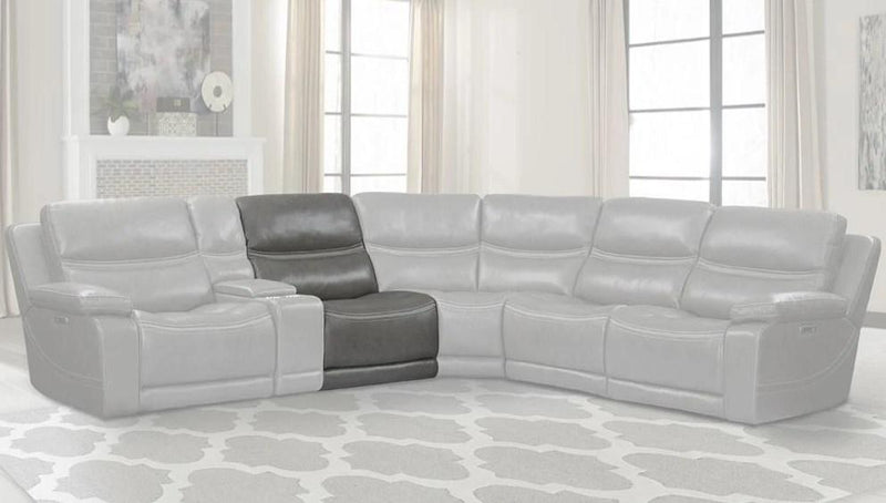 Parker House Palmer Armless Chair in Greige