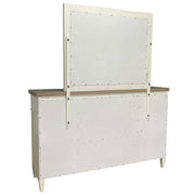 Parker House Americana Modern Bedroom King Shelter Bed with 2 Nightstands and Dresser with Mirror