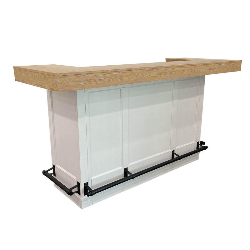 Parker House Americana Modern Dining 78 inch Bar with Quartz Insert