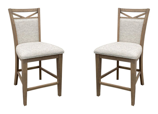 Parker House Americana Modern Dining Upholstered Counter Chair Two Pack