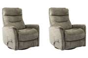 Parker Living Gemini Swivel Glider Recliner Two Pack