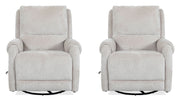 Parker Living Gentry Manual Swivel Glider Recliner Two Pack