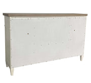Parker House Americana Modern Bedroom Queen Platform Bed 2 Nightstands Dresser with Mirror and Chest