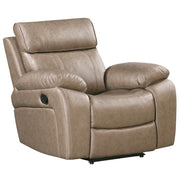 Parker Living Theon - Stokes Toffee Manual Glider Reclining Sofa and Two Recliners