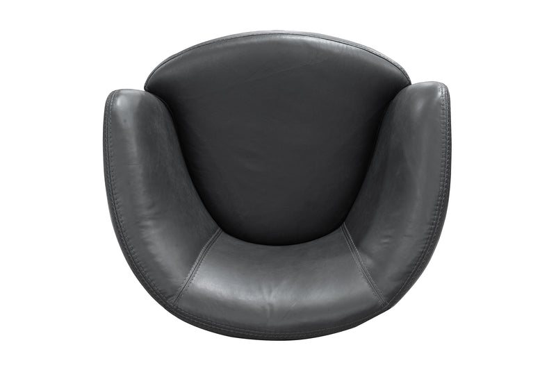 Parker Living Barolo 100% Italian Leather Swivel Club Chair