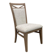 Parker House Americana Modern Dining Rectangular Extendable Dining Table with 6 Upholstered Dining Chairs