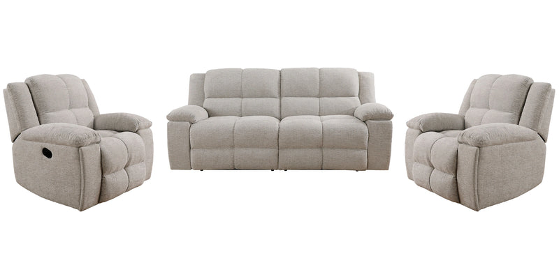 Parker Living Buster Manual Glider Reclining Sofa and Two Recliners