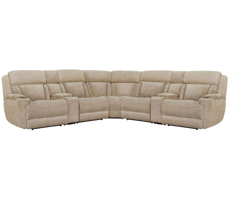 Parker Living Dalton 7 Piece Modular Power Reclining Sectional with Power Adjustable Headrests