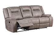 Parker Living Blake - Desert Taupe Manual Reclining Sofa and Loveseat