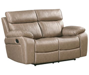 Parker Living Theon - Stokes Toffee Manual Reclining Sofa and Loveseat