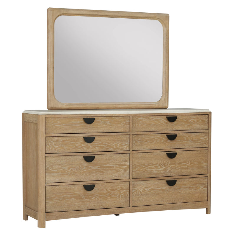 Parker House Escape - Bedroom King Panel Bed 2 Nightstands and Dresser with Mirror