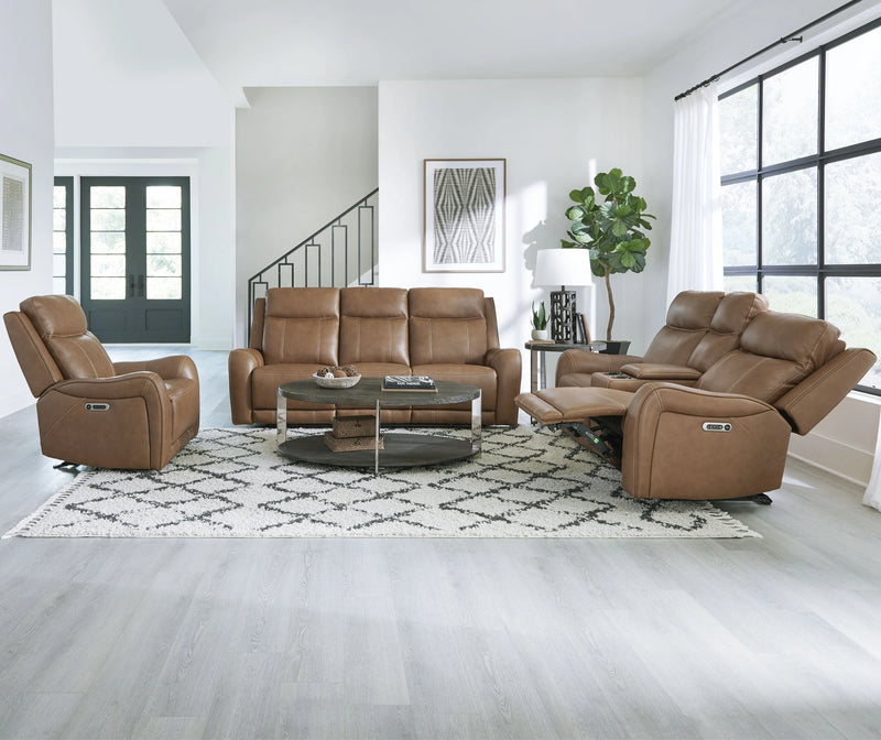 Parker Living Haywood - Butternut Power Reclining Sofa Loveseat and Recliner