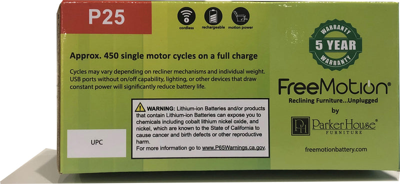 Parker Living Freemotion 2500mAh Battery and Universal Bracket