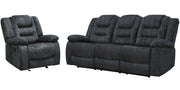Parker Living Bolton - Misty Storm Manual Reclining Sofa and Recliner