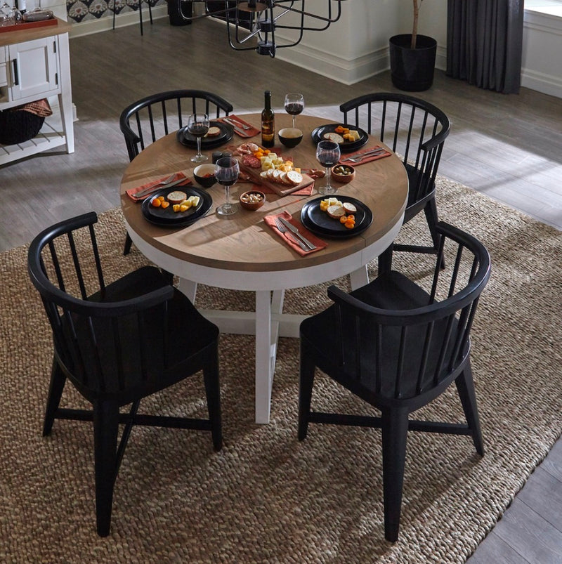 Parker House Americana Modern Dining 48 Inch Round Extendable Dining Table