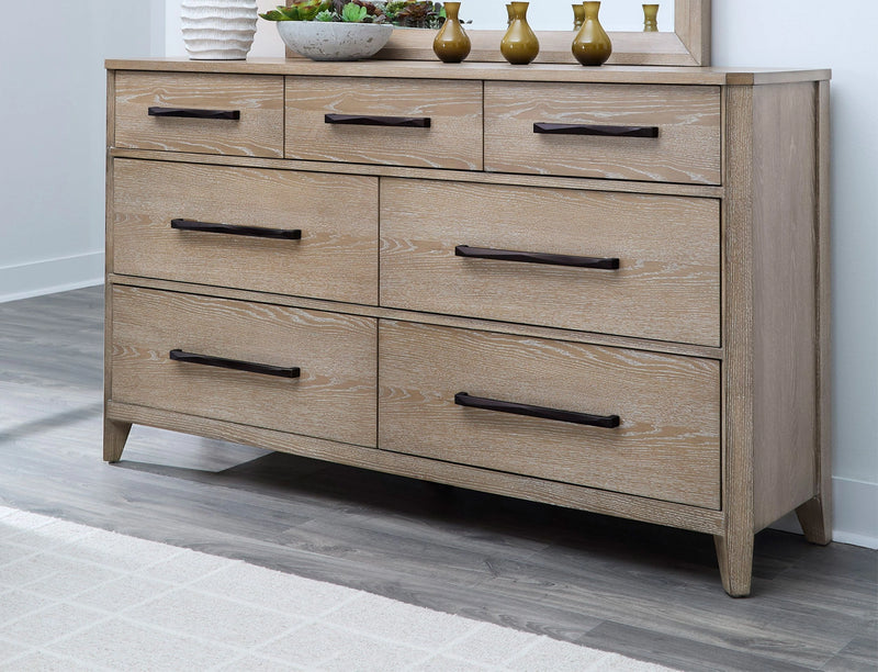 Parker House Breckenridge - Bedroom King Bed 2 Nightstands Dresser with Mirror and Chest