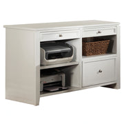 Parker House Boca L Shape Desk with File Credenza and Hutch