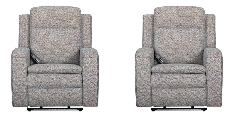 Parker Living Armstrong Power Recliner with Heat Massage and Auto-Glide Two Pack