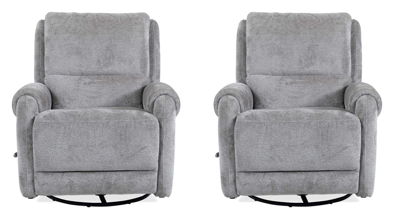 Parker Living Gentry Manual Swivel Glider Recliner Two Pack