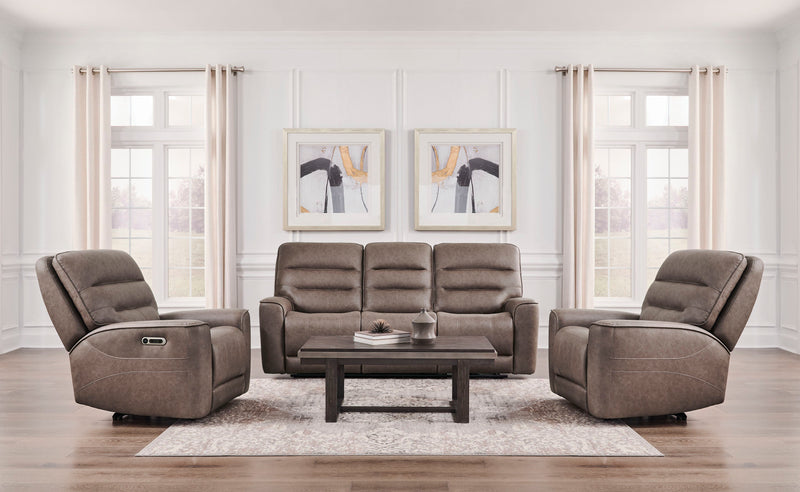 Parker Living Lawson - Sydney Brunette Zero Gravity Triple Power Reclining Sofa with Drop Down Table P2