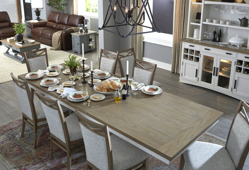 Parker House Americana Modern Dining 88 inch Trestle Extendable Dining Table
